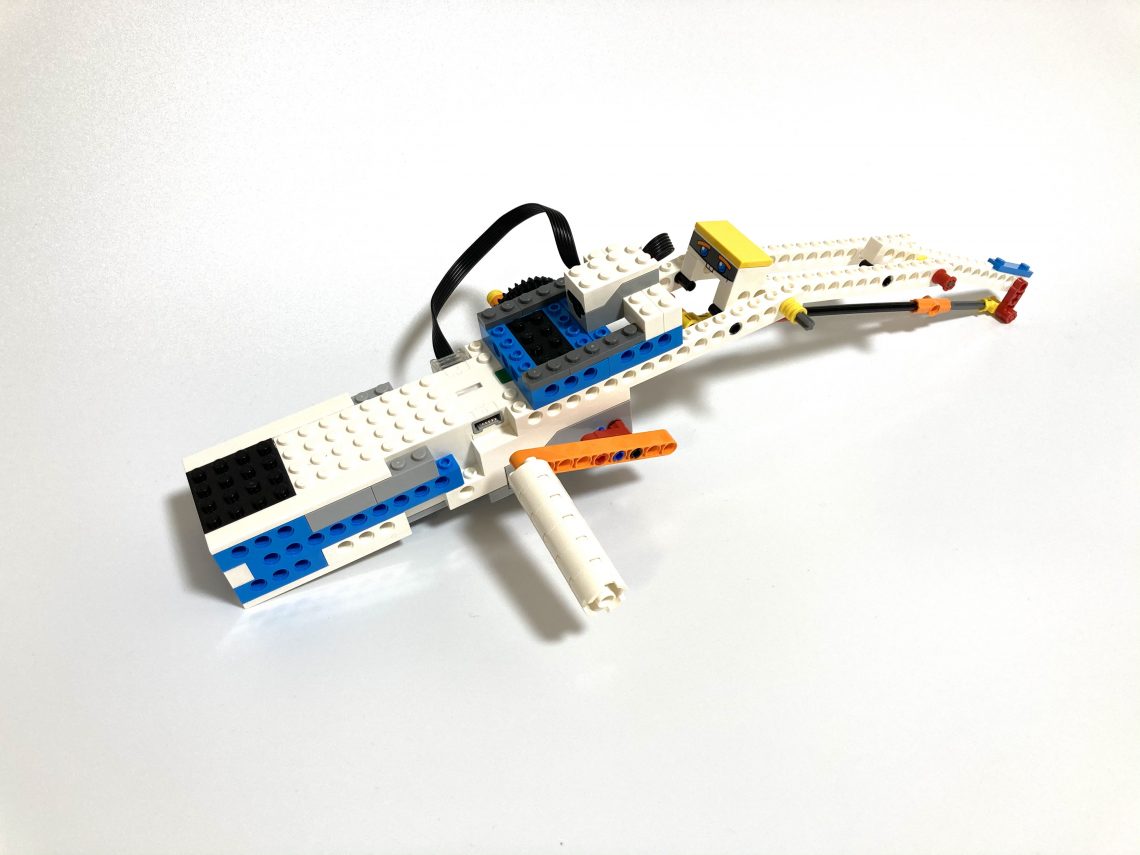 【レゴ組立図】レゴブーストを使ったつりざおコントローラーの組み立て方
