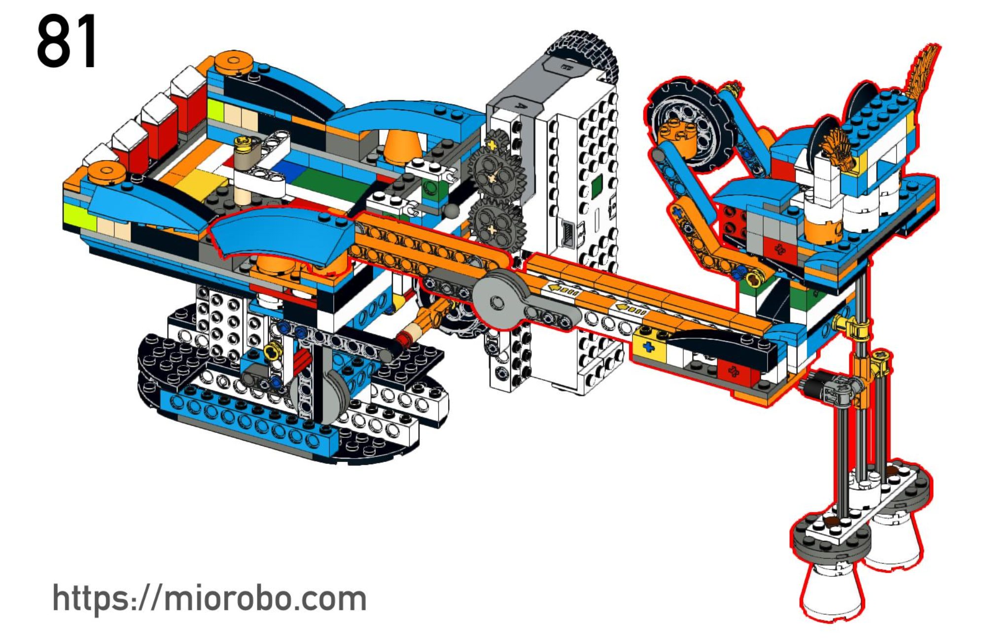 レゴブーストで作るオリジナルロボット【玉転がしの作り方】